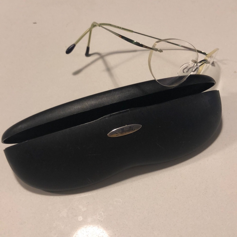 Frameless glasses